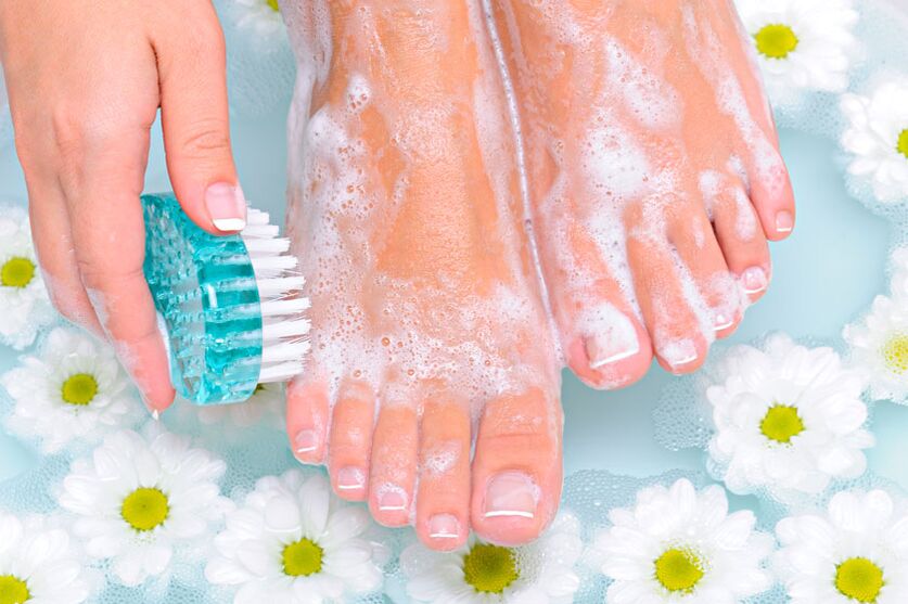 Regular foot washing is an excellent prevention of nail fungus.